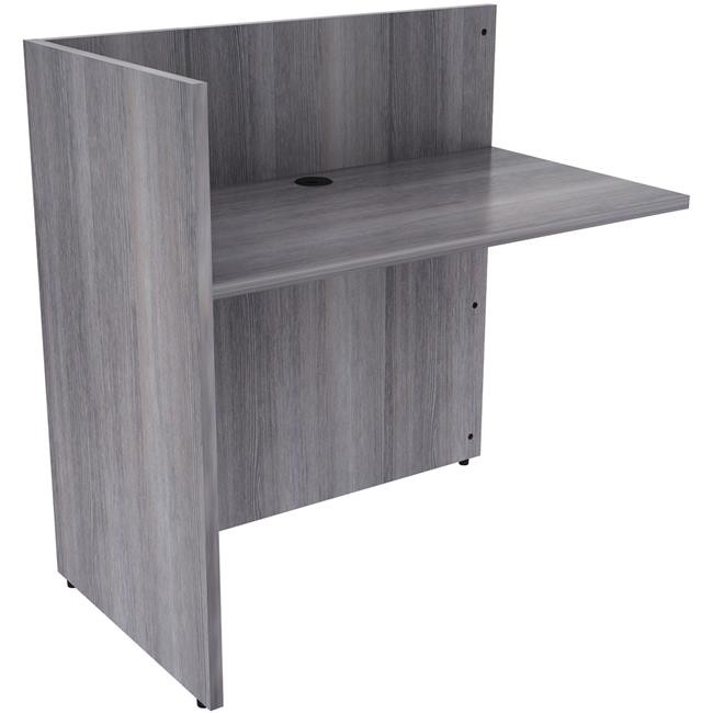 Lorell Weathered Charcoal Laminate Desking (llr-18308) (llr18308)