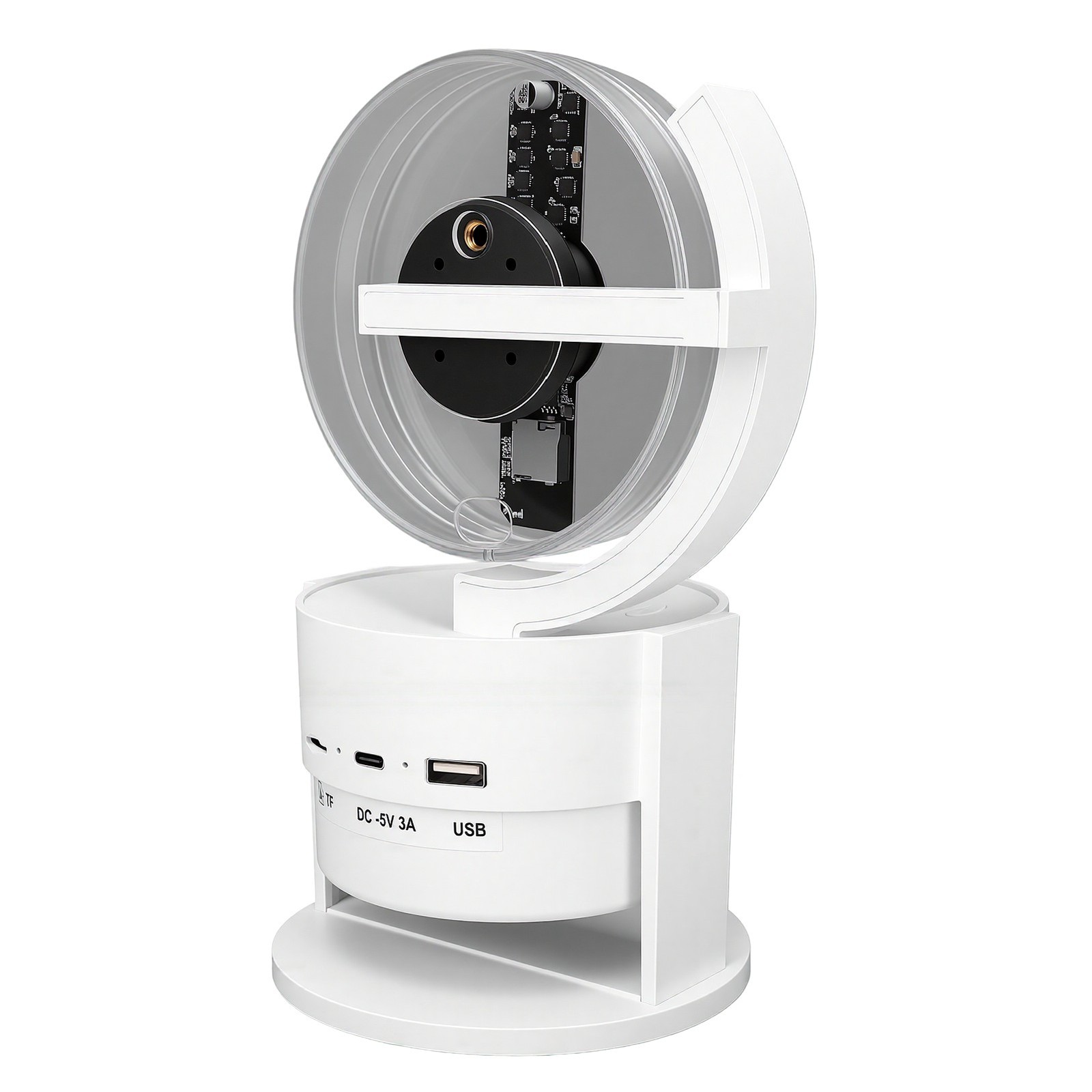 3D Holographic Fan 4.6 Inch LED Display 90 Beads WiFi Portable 5D Hologram APCR