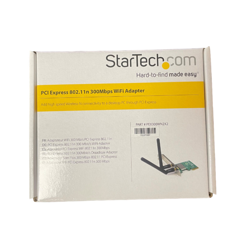 StarTech.com PCI Express Wireless N Adapter - 300 Mbps PCIe 802.11 b/g/n Network