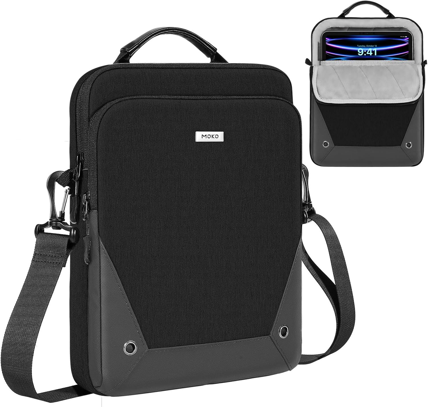 9-11 Inch Tablet Sleeve Bag 360° Protetive Carrying Case Compatible