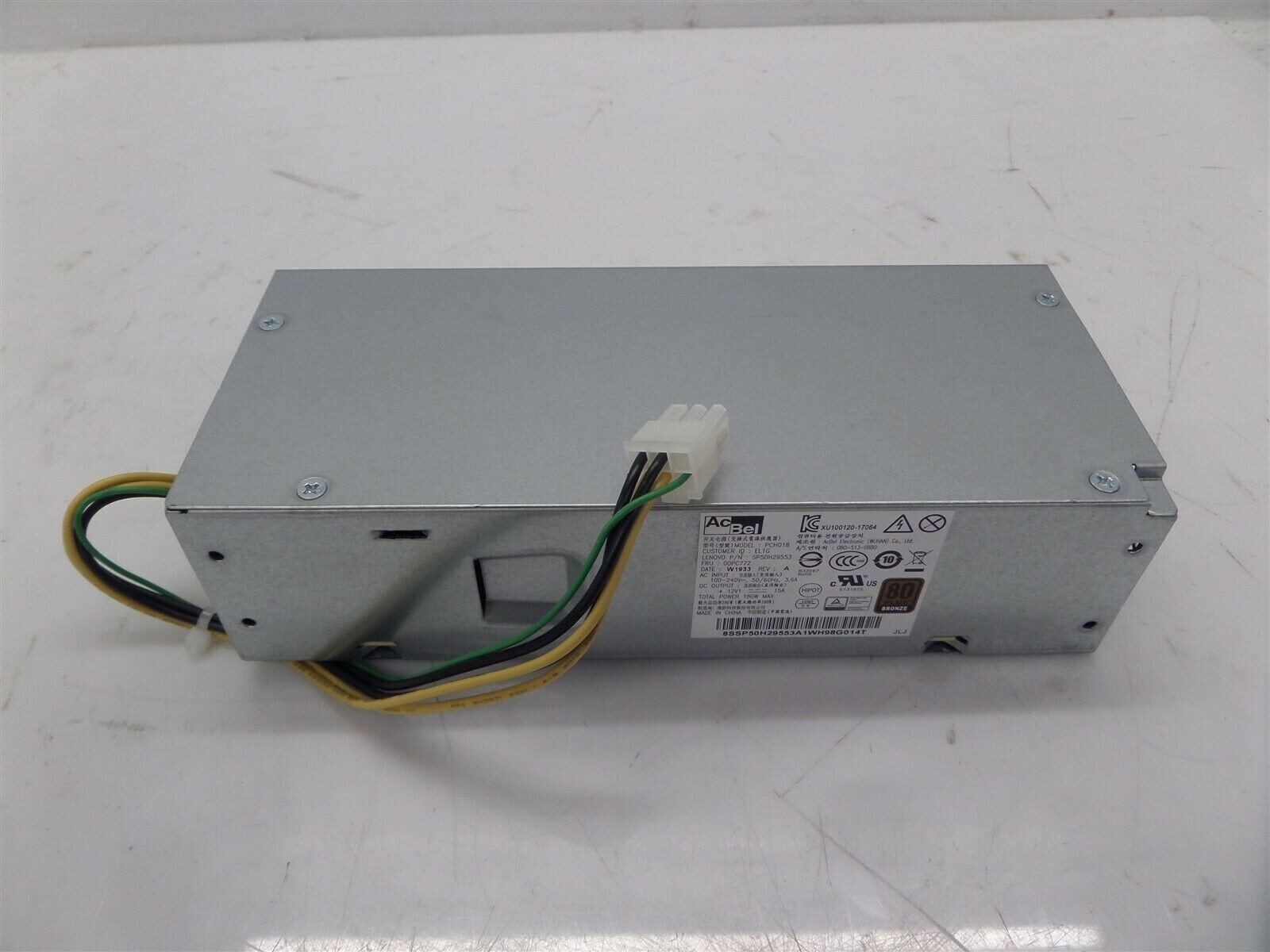 ACBel PCH018 6-Pin 180W SFF Desktop Power Supply