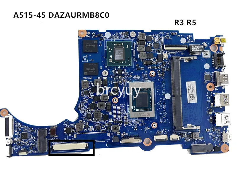 For Acer Aspier A515-45G/44 Motherboard DAZAURMB8C0 218-0923010 W/ R5-4500U CPU