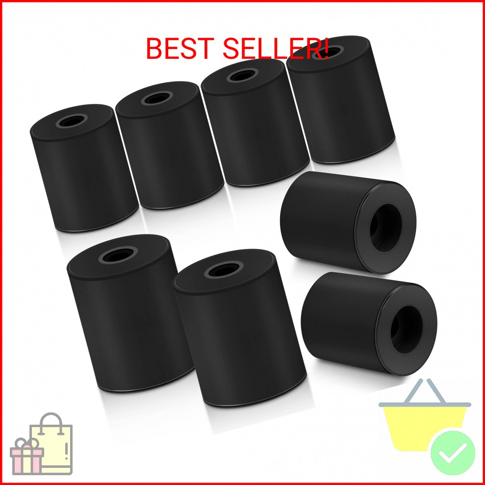 Frienda 8 Pcs 3D Printer Heat Bed Leveling Parts Silicone Solid Column OD 0.63''