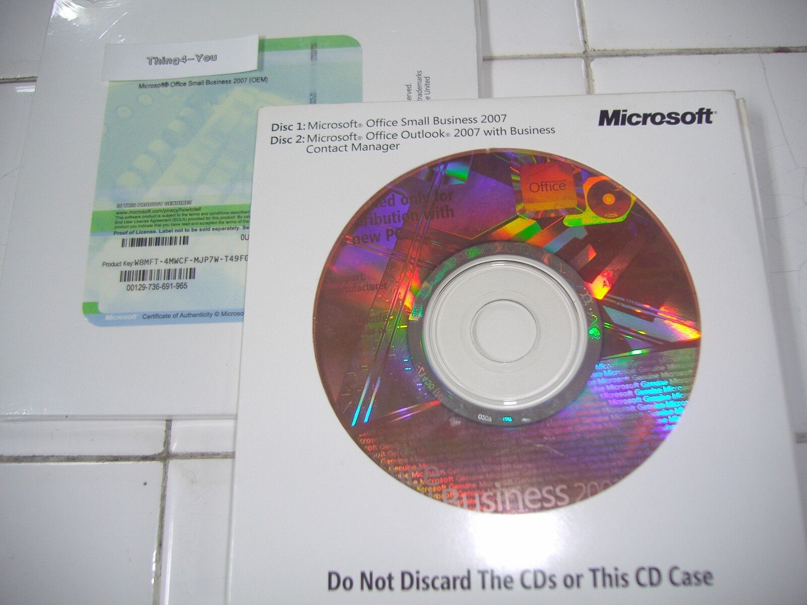 MS Microsoft Office 2007 Small Business Edition SBE Full English Version =NEW=
