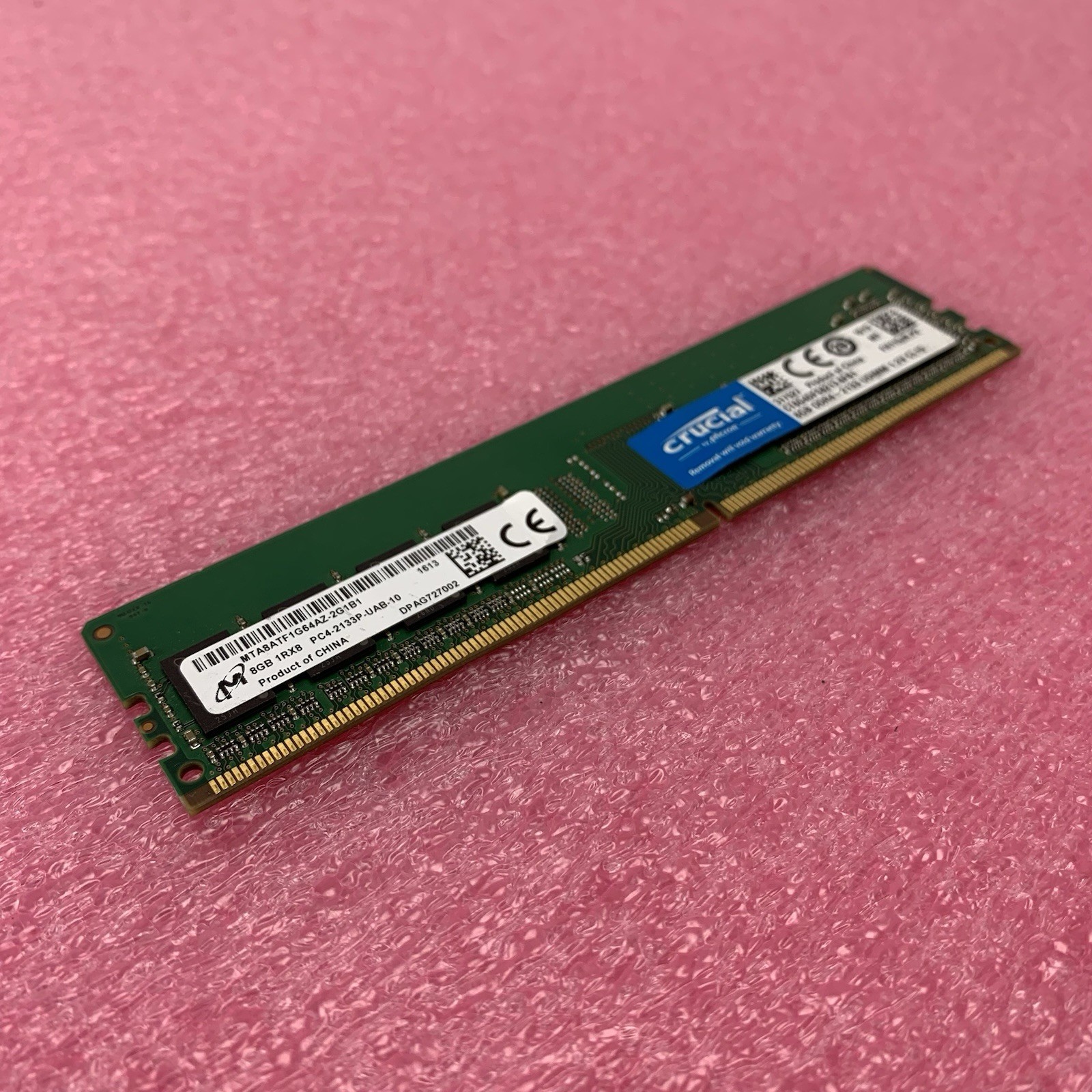Micron Crucial MTA8ATF1G64AZ-2G1B1 PC4-2133P-UAB-10 8GB 1Rx8 Desktop Memory RAM
