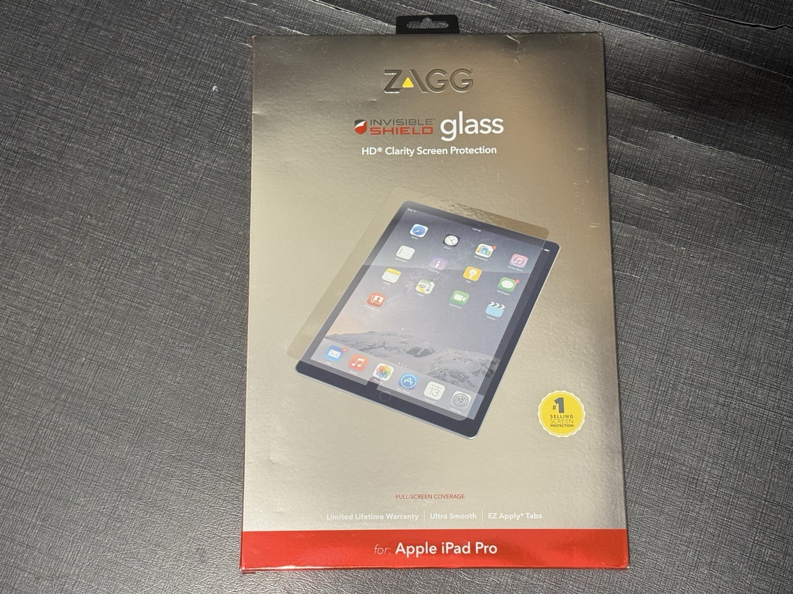 ZAGG INVISIBLE SHIELD Glass HD Clarity Screen Protection for iPad Pro 12.9"