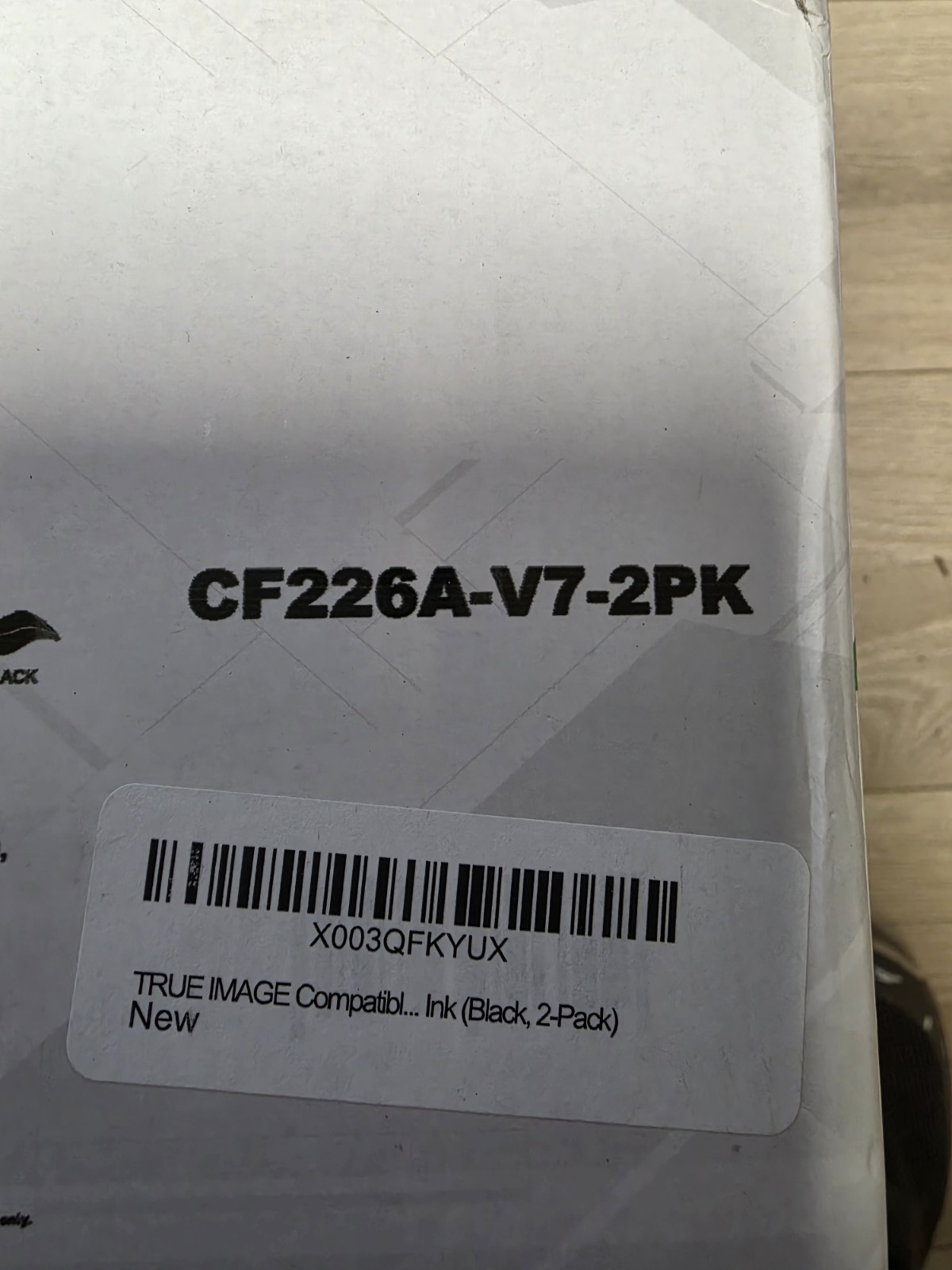 2 PACK PREMIUM TONER CARTRIDGE TRUE IMAGE  CF226A INK BLACK