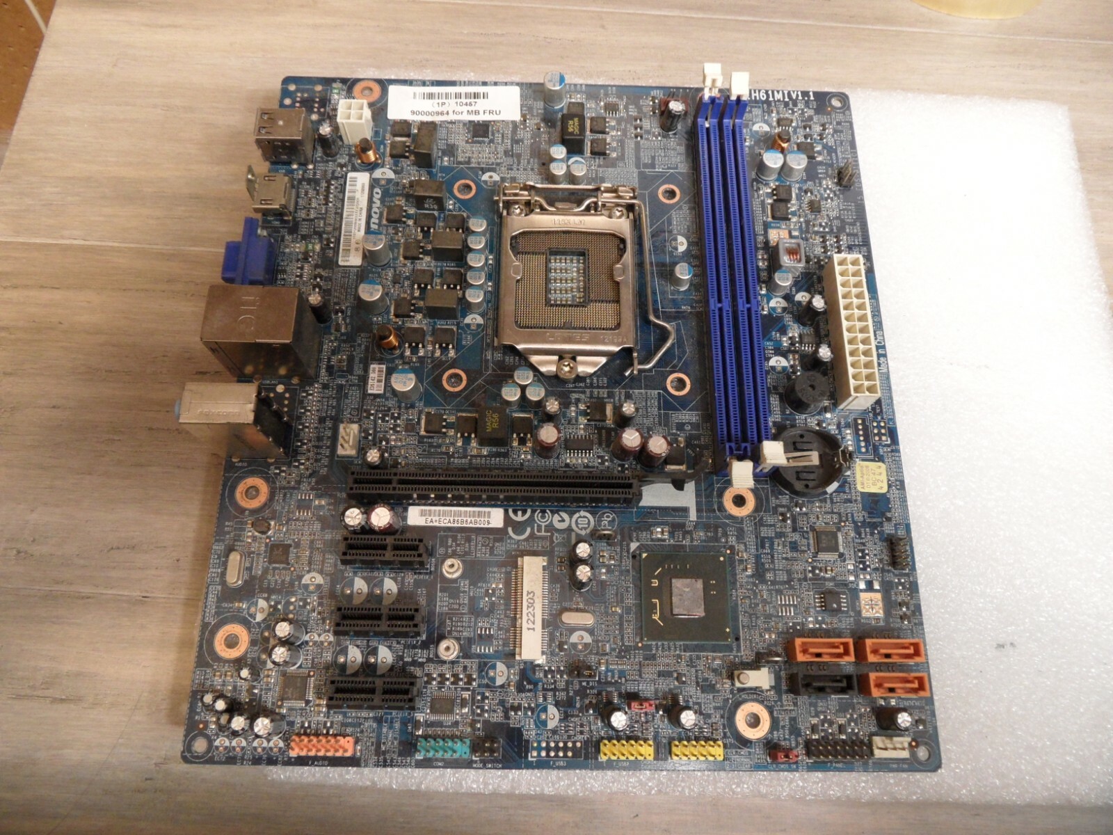 Lenovo Intel H61 CIH61MI V1.1 Motherboard For Parts No Video
