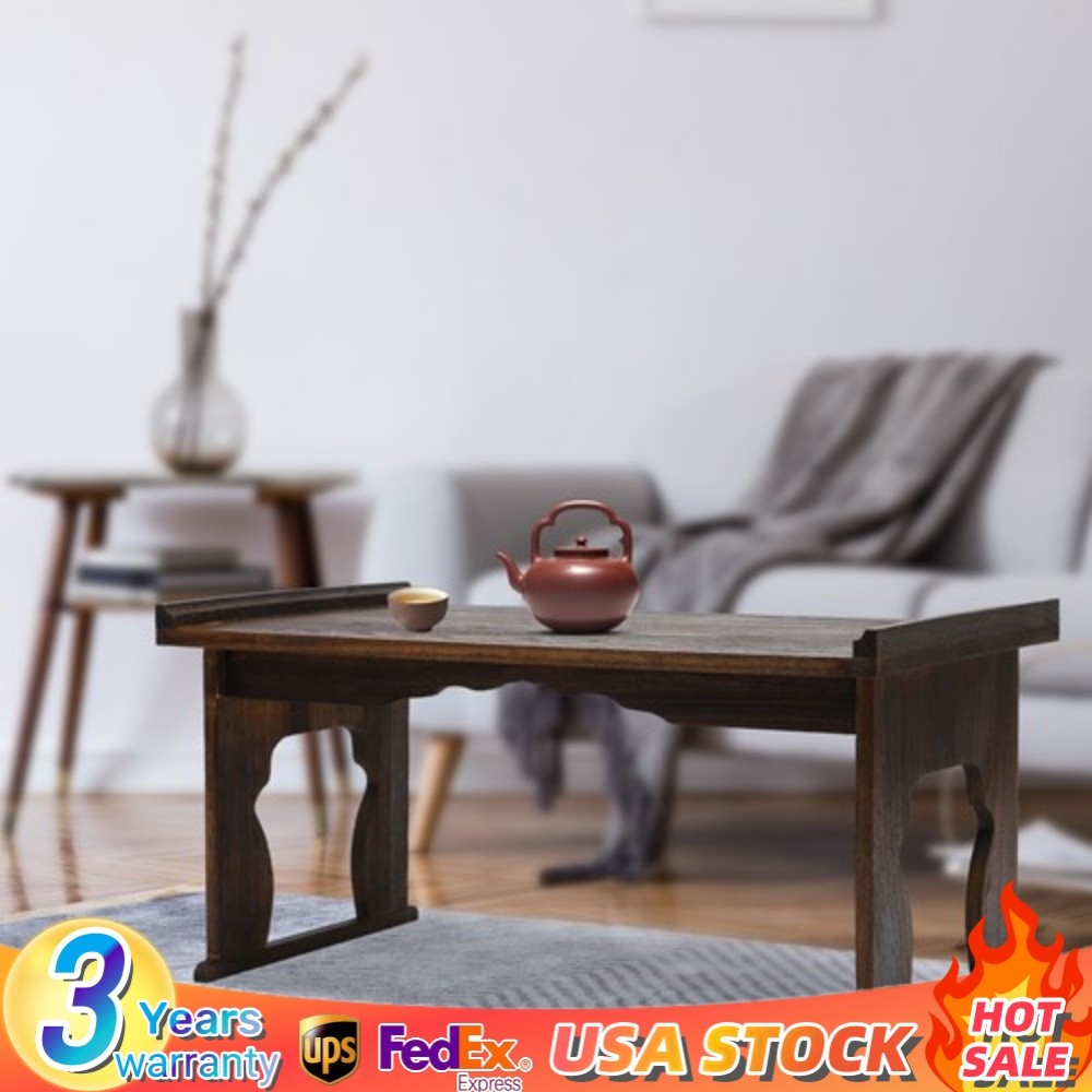 Japanese Style Bedside Laptop Desk Foldable Coffee Tea Table Sofa Side End Table