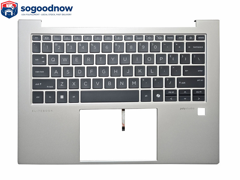 N95848-001 Palmrest US Backlit Keyboard For HP Elitebook 840 G11 845 G11