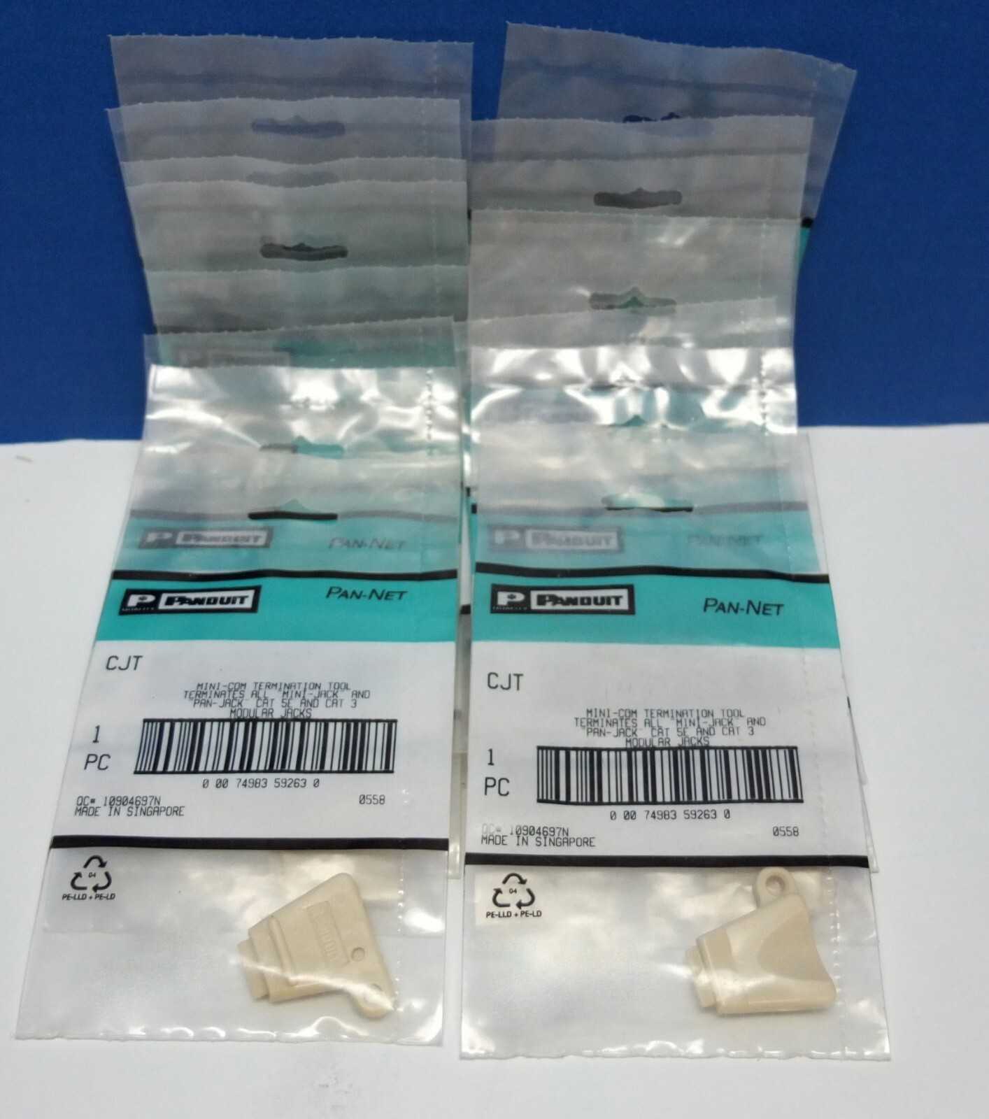 (17) Panduit CJT Mini-Com Termination Tool Cat5e & Cat3 Modular Jacks