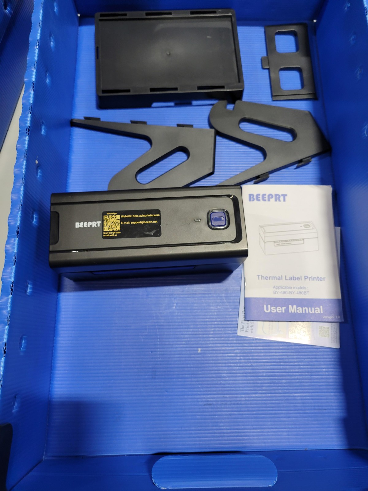 BEEPRT BLUETOOTH SHIPPING LABEL PRINTER - 4X6 WIRELESS THERMAL PRINTER -  BLACK