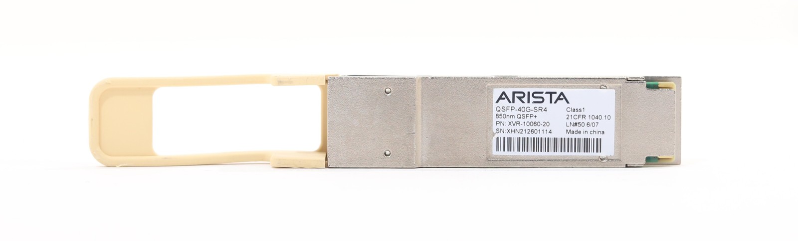 Arista QSFP-40G-SR4 40GbE QSFP+ Optical Transceiver Module P/N: XVR-10060-20