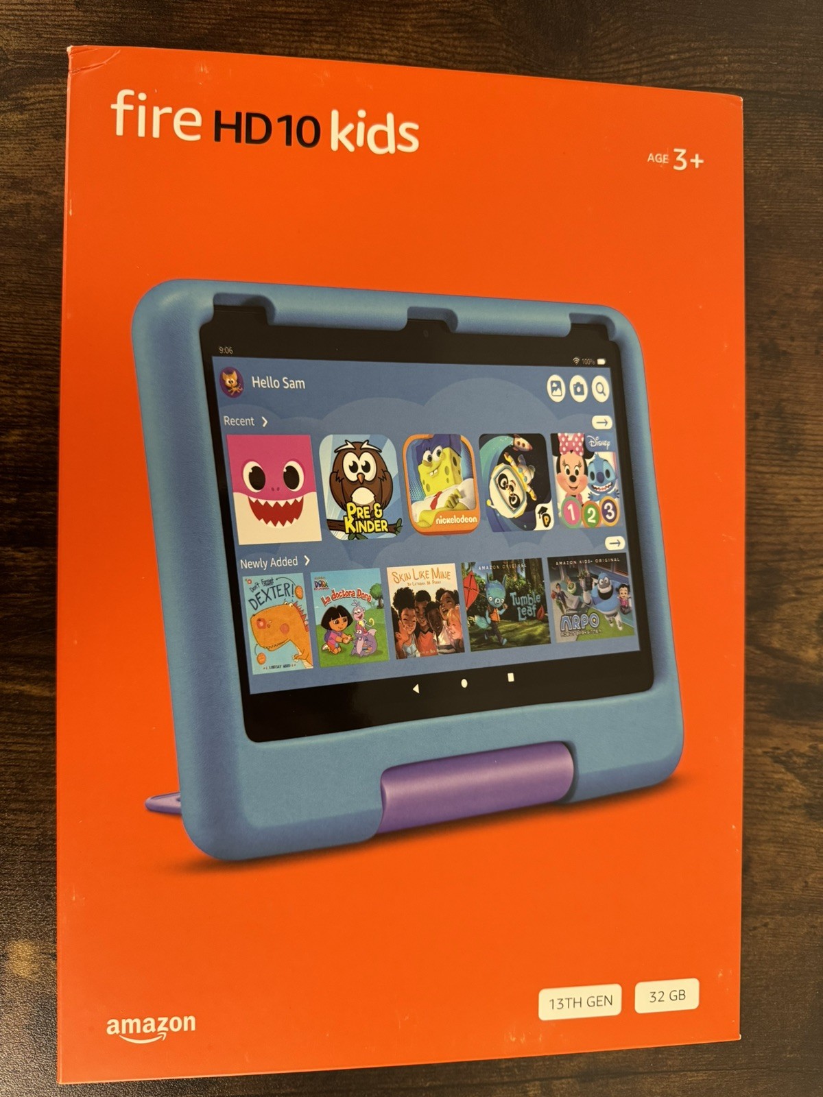 Amazon Kindle Kids Fire HD 10" Tablet (Newest Gen 13 ) 32G Age 3+ Blue