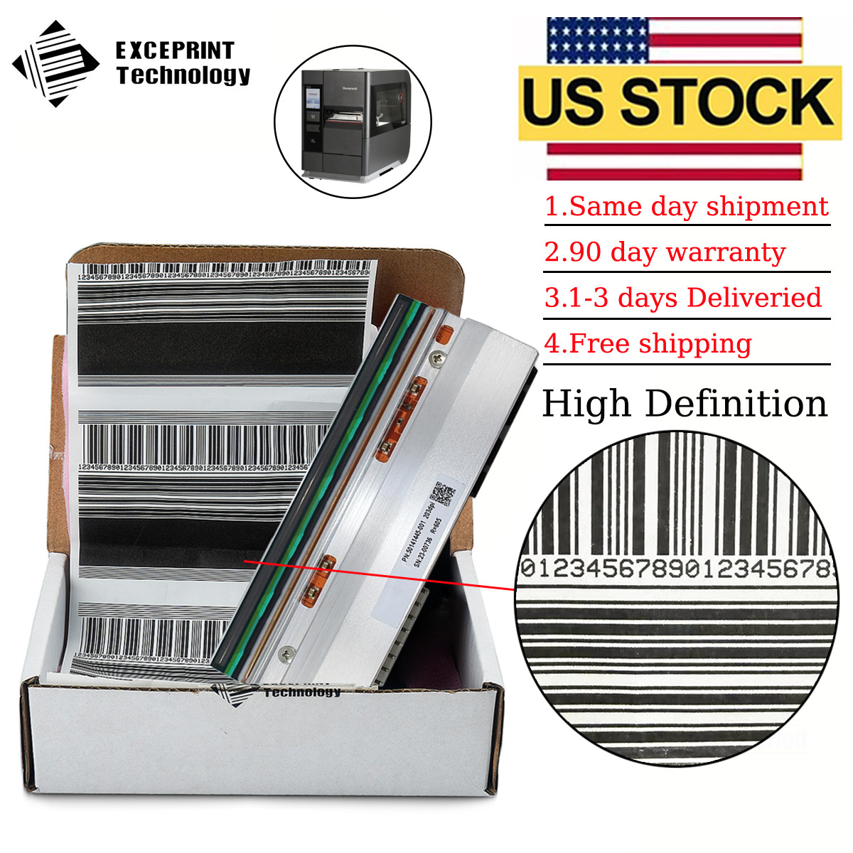 🔥 Printhead for Honeywell PX940 Thermal Label Printer 203dpi 50151886-001 🔥