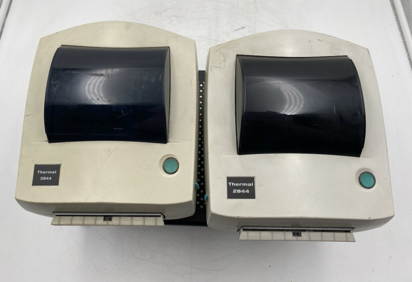 LOT OF 2 Zebra UPS LP2844 Direct Thermal Label Printer USB Serial Parallel