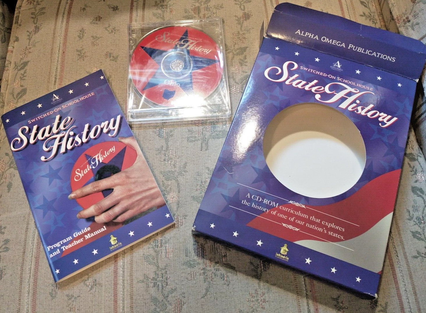 Switched On Schoolhouse Ohio State History Homeschool Course CD Alpha Omega