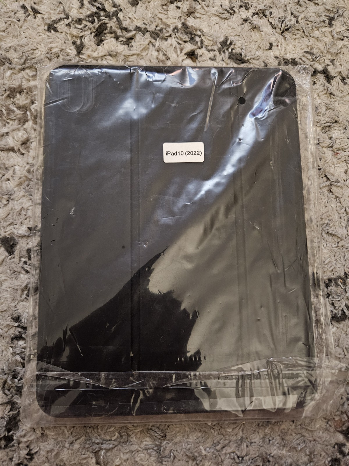 For iPad Air 5th/4th Generation 10.9-Inch Only Black Case Clear Acrylic Cover