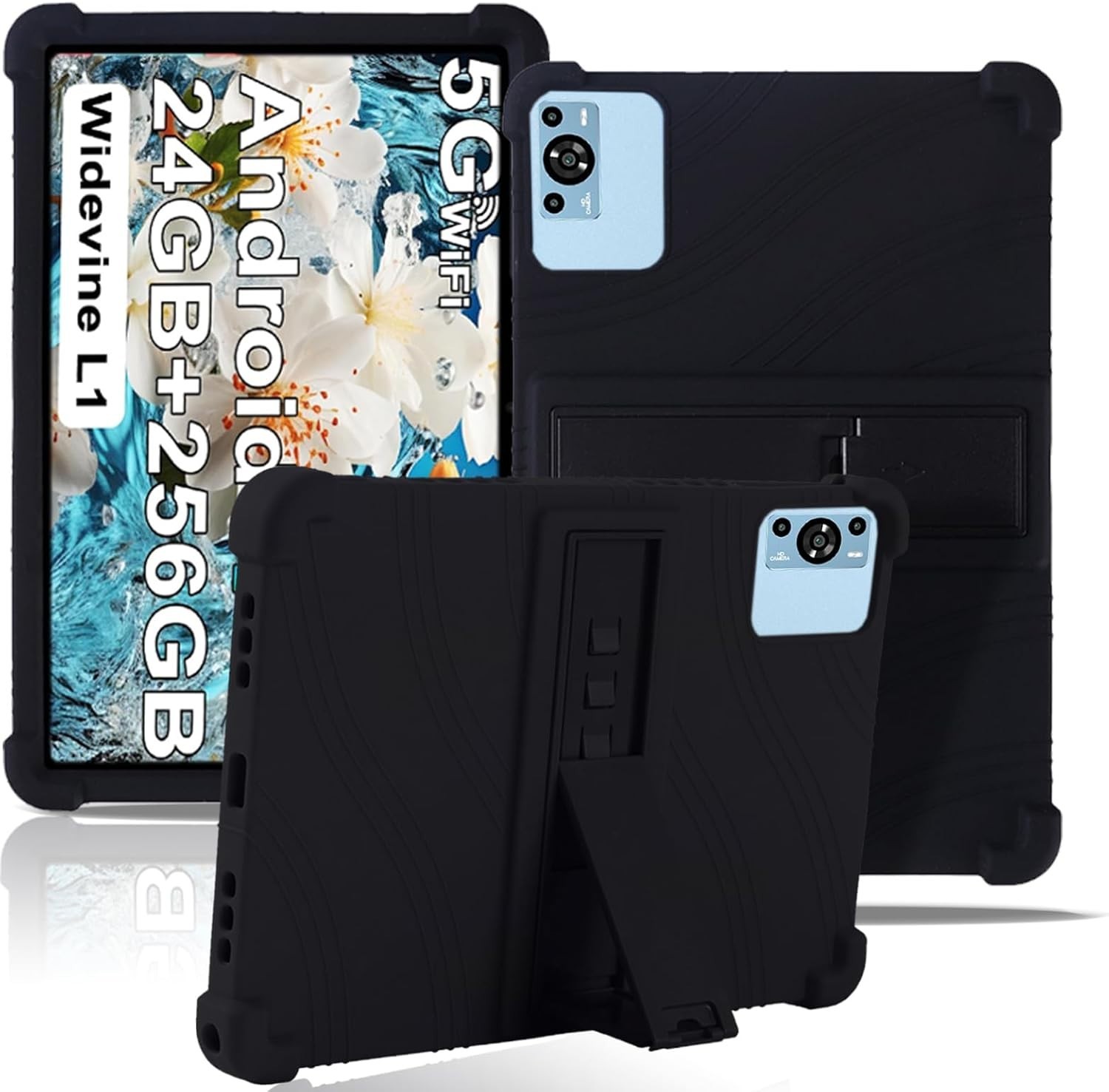Case for TECLAST T60 Plus Tablet 12 Inch Kids Friendly Soft Silicone Stand Cover