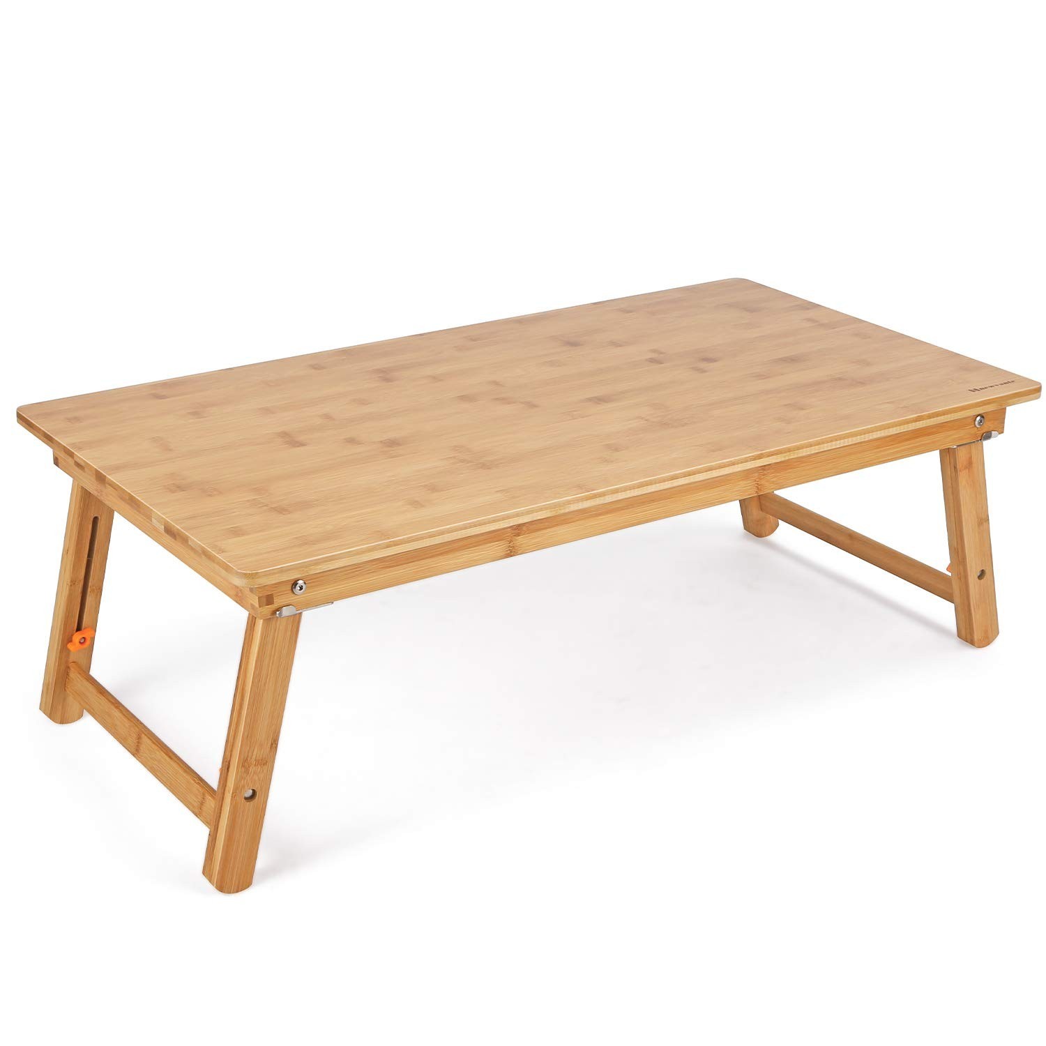 Large Size Floor Desk Nnewvante Floor Table Tray with Folding Legs Adjustable...
