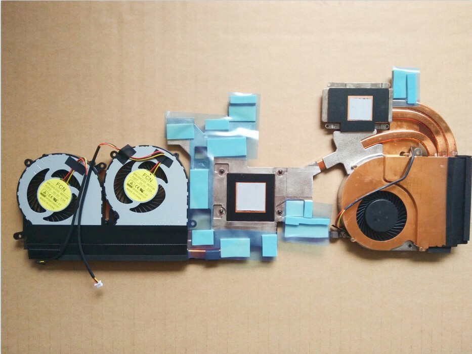 Fan Heatsink thermal module For CLEVO 6-31-P65S2-102 103 P671RP6-G P6-781S1NR