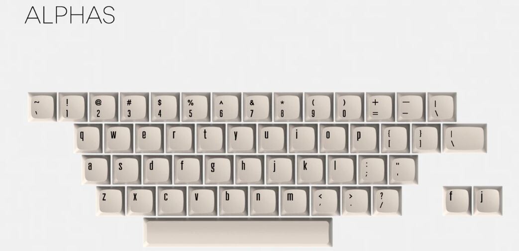 Drop + Mito XDA Canvas Keycap Alphas