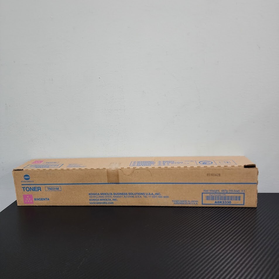 Konica Minolta TN-221M A8K3330 Magenta Toner Cartridge