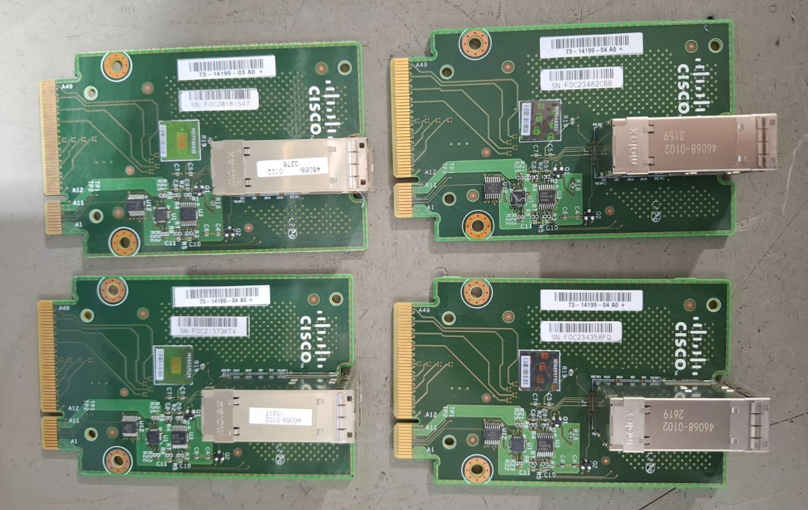 Cisco 73-14199-03 A0 Stacking Module Lot of 4