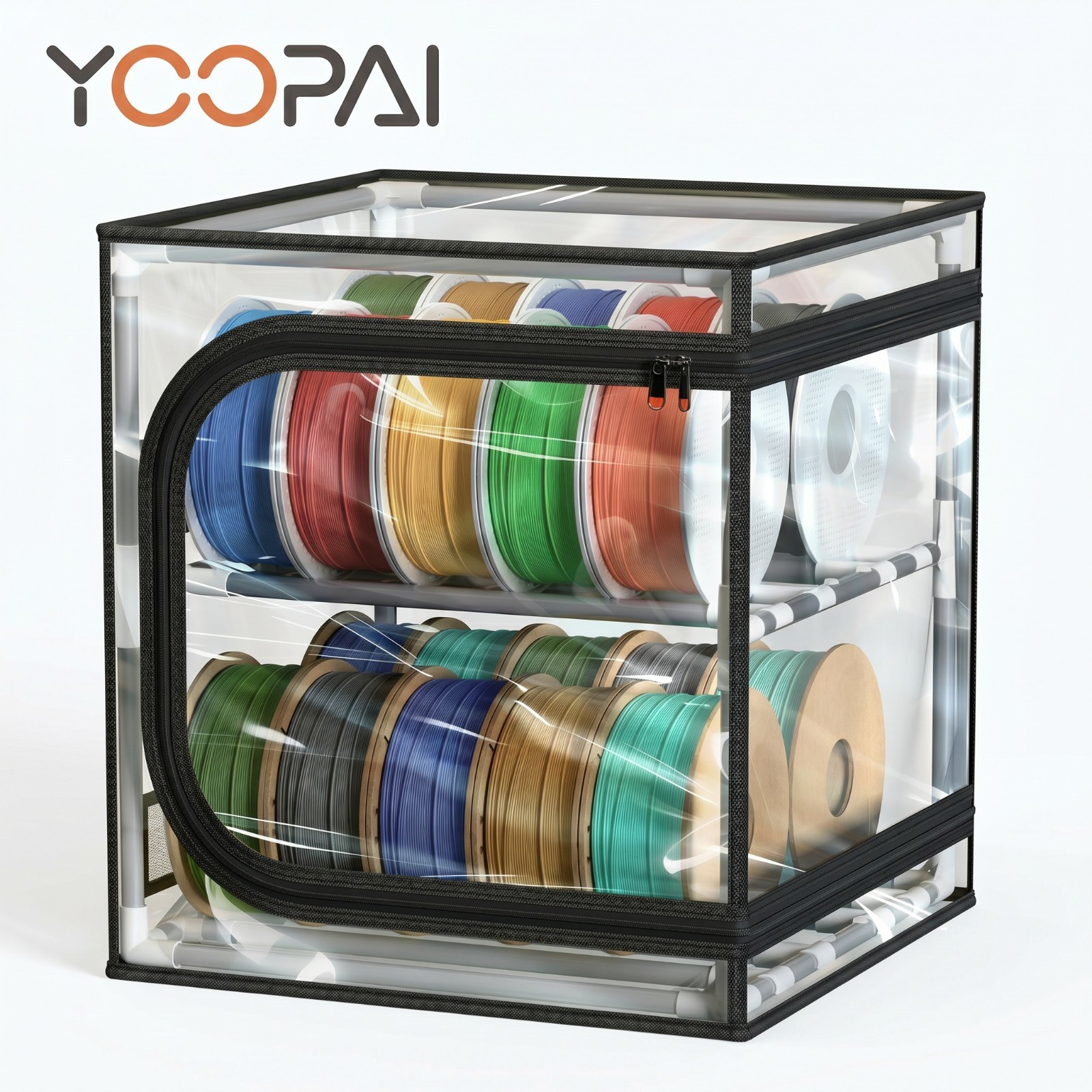 YOOPAI Filament Storage For 10/20 roll filament Clean save space Big Capacity