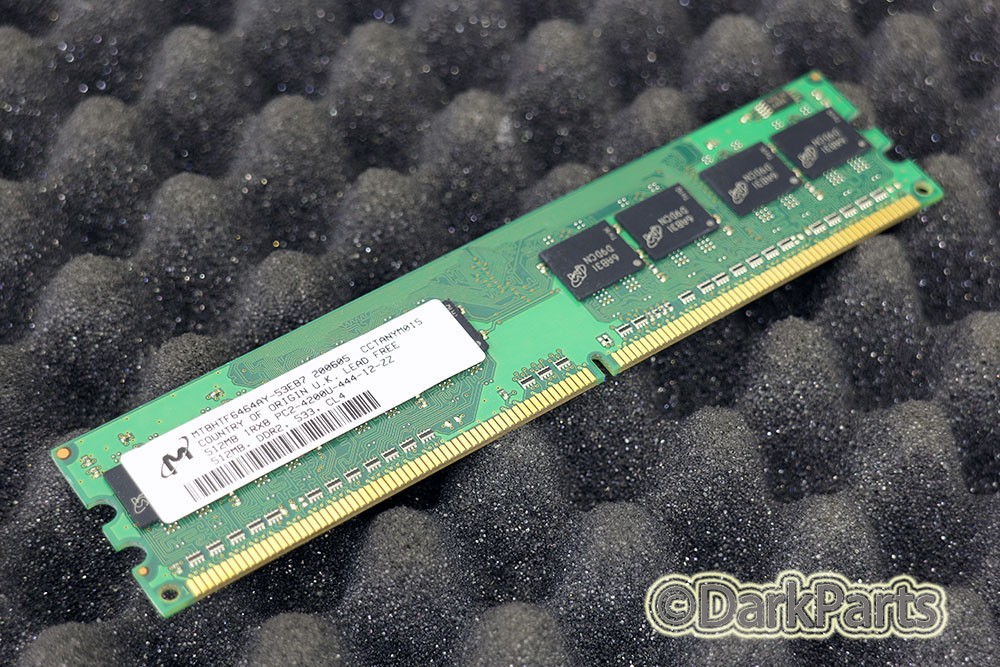 MT8HTF6464AY-53EB7 512MB Memory PC2-4200U-444-12-ZZ