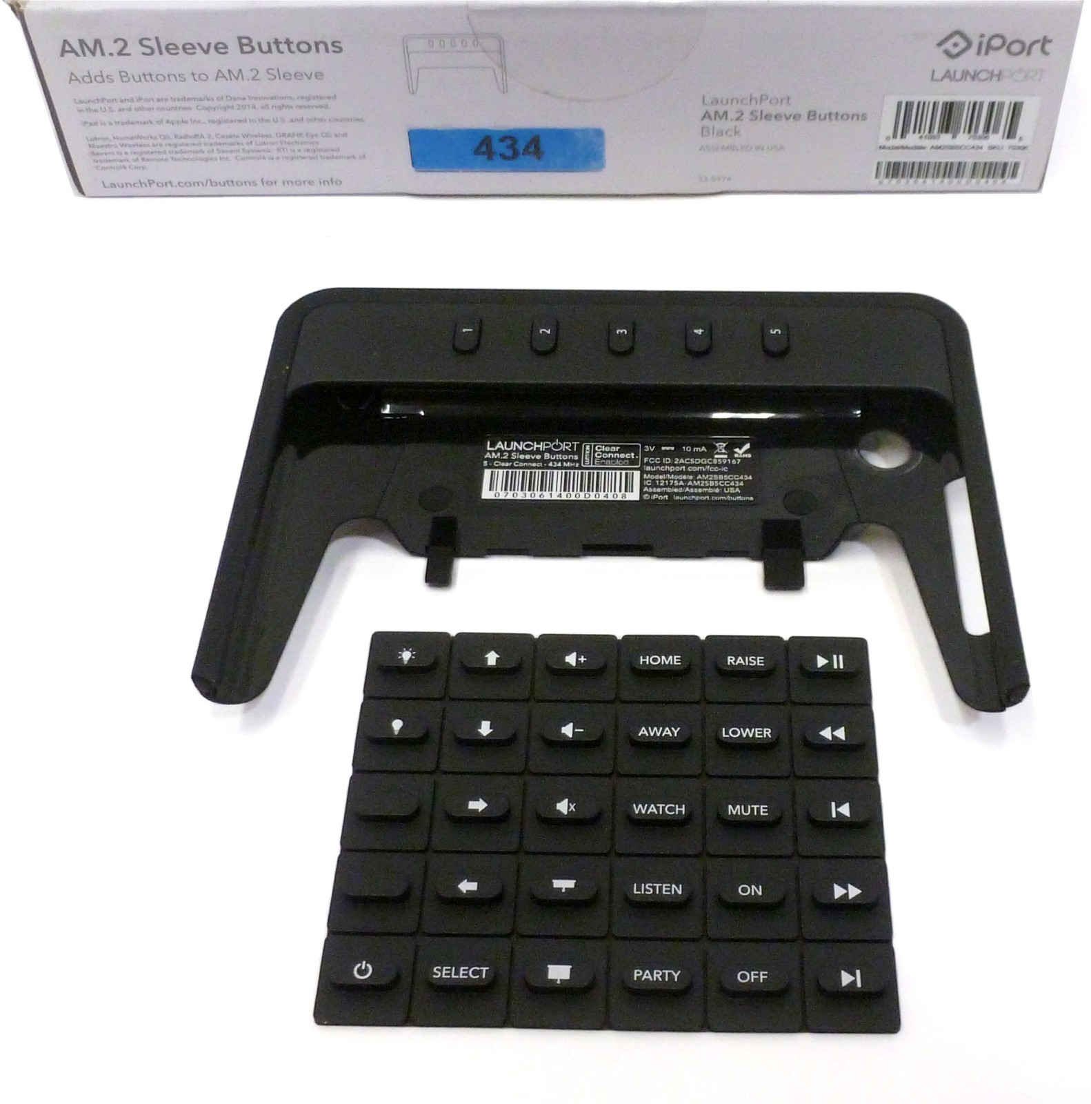 NEW iPort LaunchPort AM.2 Sleeve Buttons Black Add-On Button Kit for AM.2 Sleeve