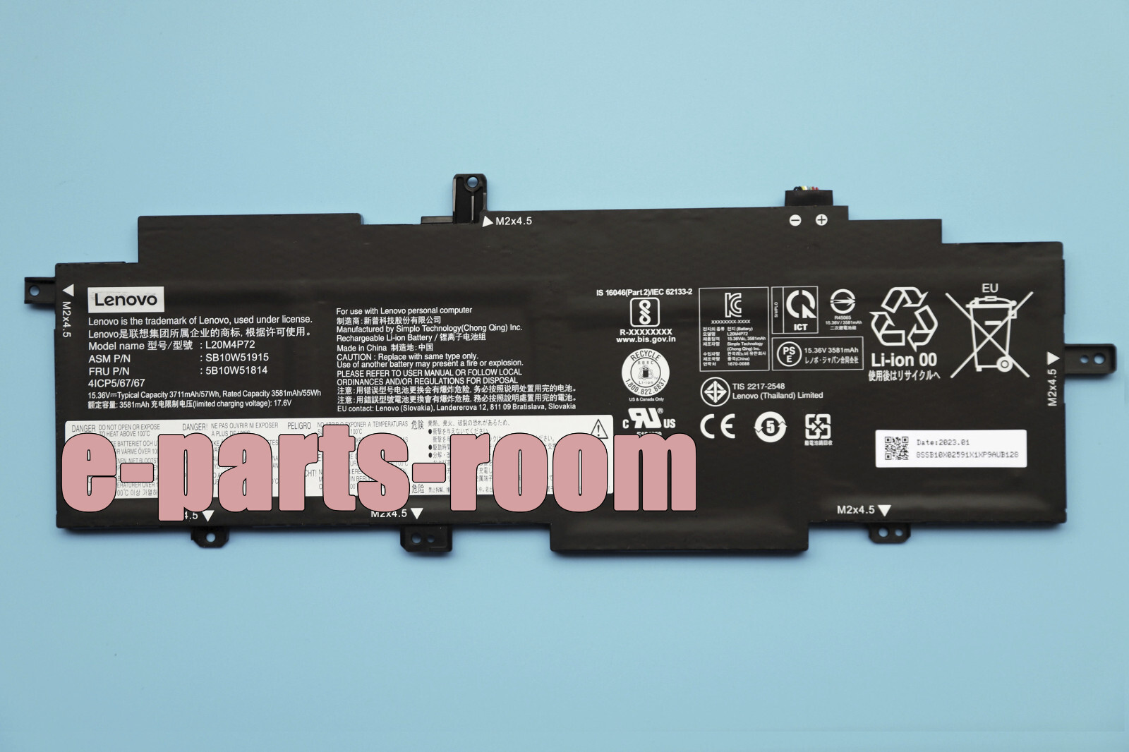 Genuine L20C4P72 L20D4P72 L20M4P72 Battery For Lenovo ThinkPad T14s Gen 2 2021