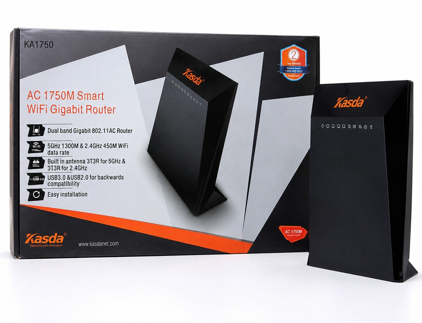 Kasda KA1750 Wireless Router1750Mbps Dual Band 6Antennas