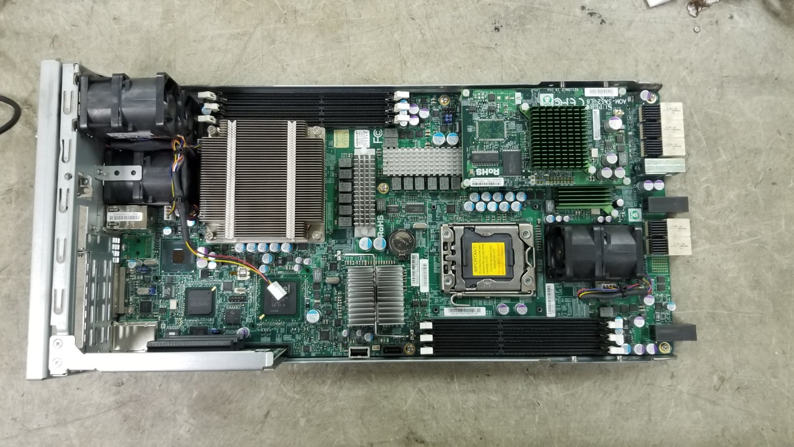 SuperMicro X8DTS-F Motherboard Server AOM-SAS2-L8 RSC-R2UT-2E4E8R 2.13GHz CPU