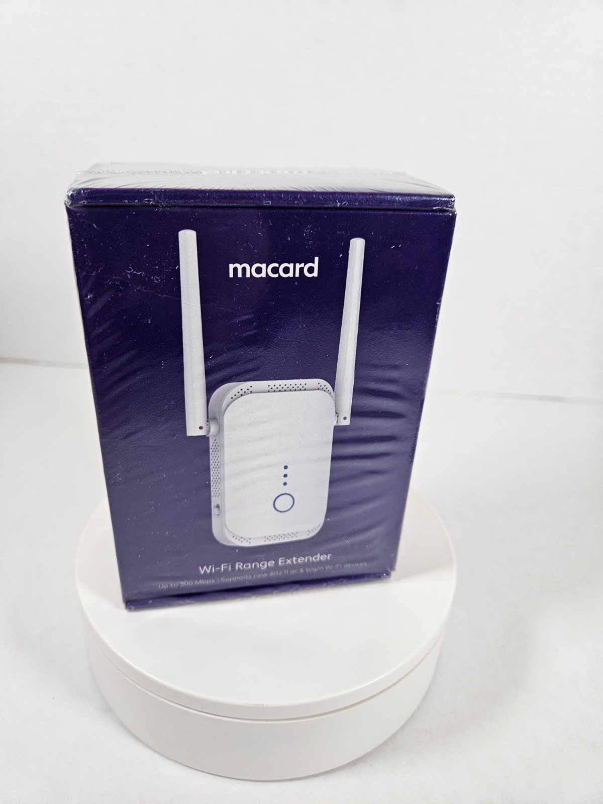 Macard WiFi Range Extender N300 White New In Box See Photos