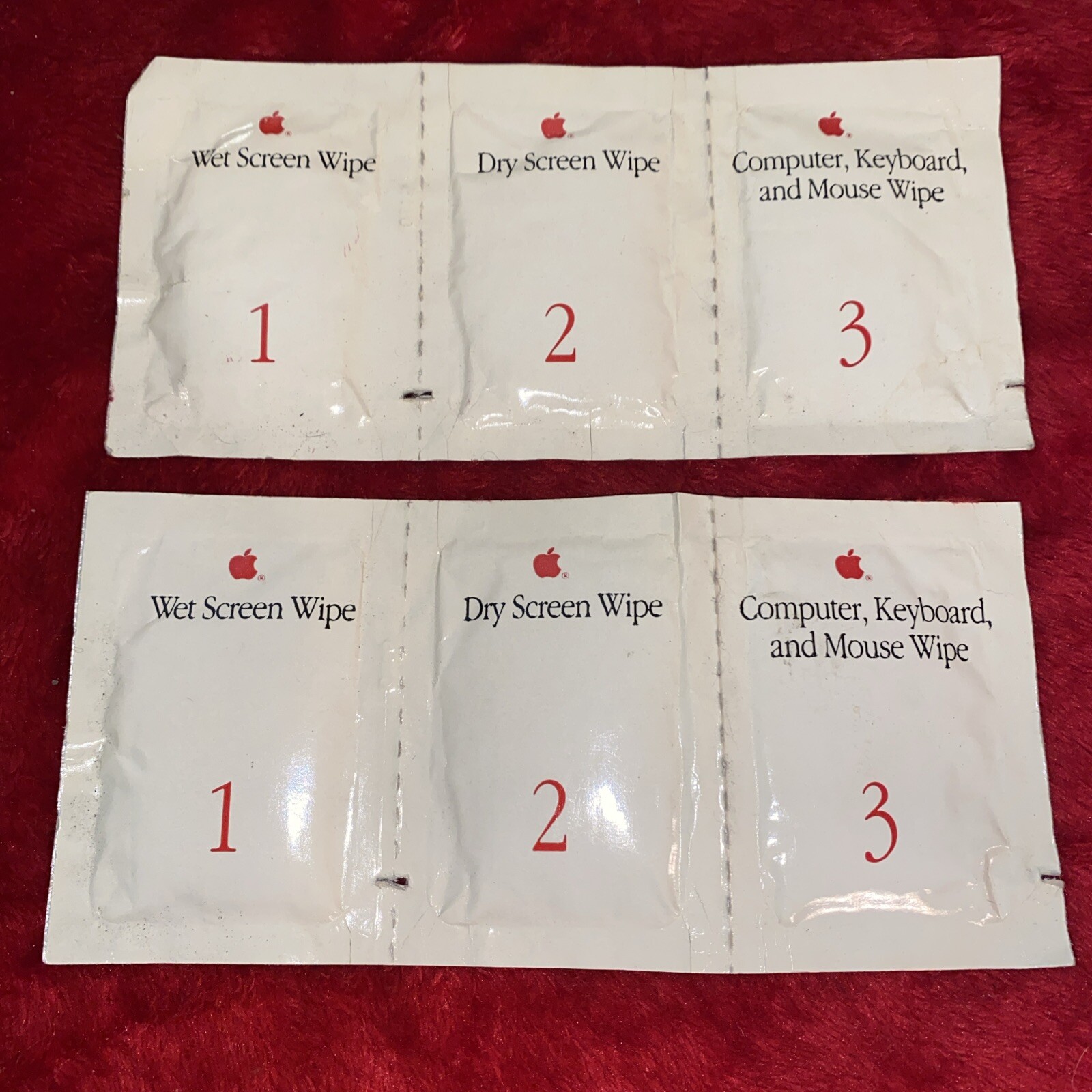 Apple Computer Wipes 1989 Vintage and now ultra rare