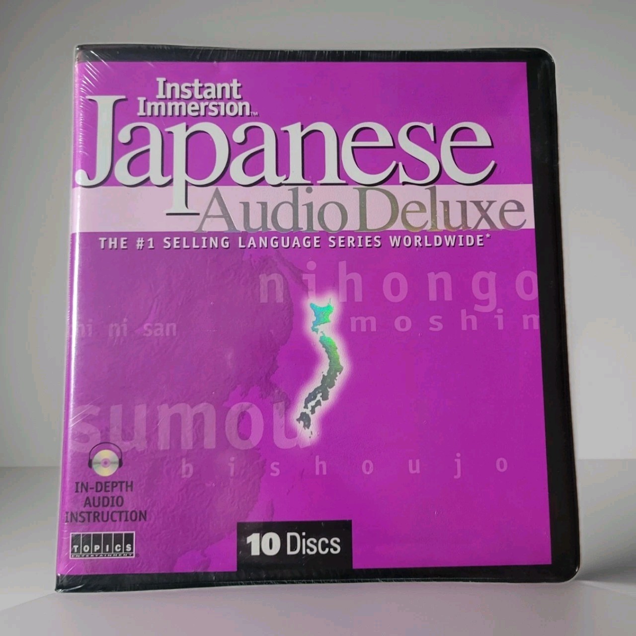 Sealed Instant Immersion JAPANESE 10 CD + ROM Disc Japan Language Speaking 2006