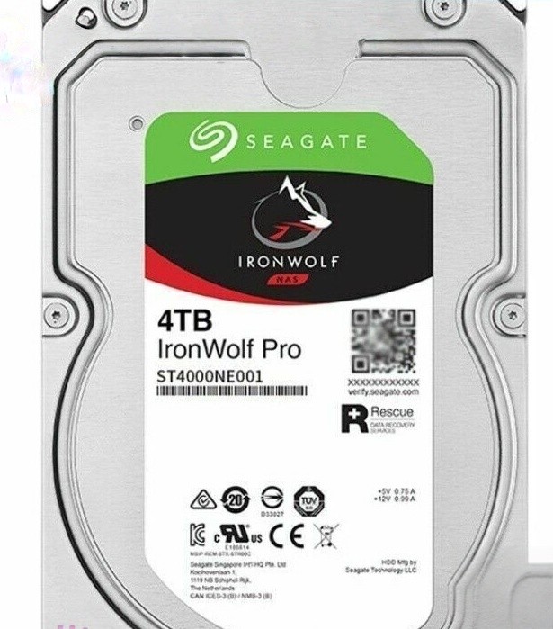 NEW ST4000NE001 Seagate IronWolf Pro 4TB 7200RPM 256MB SATA 3.5" NAS HDD Hard