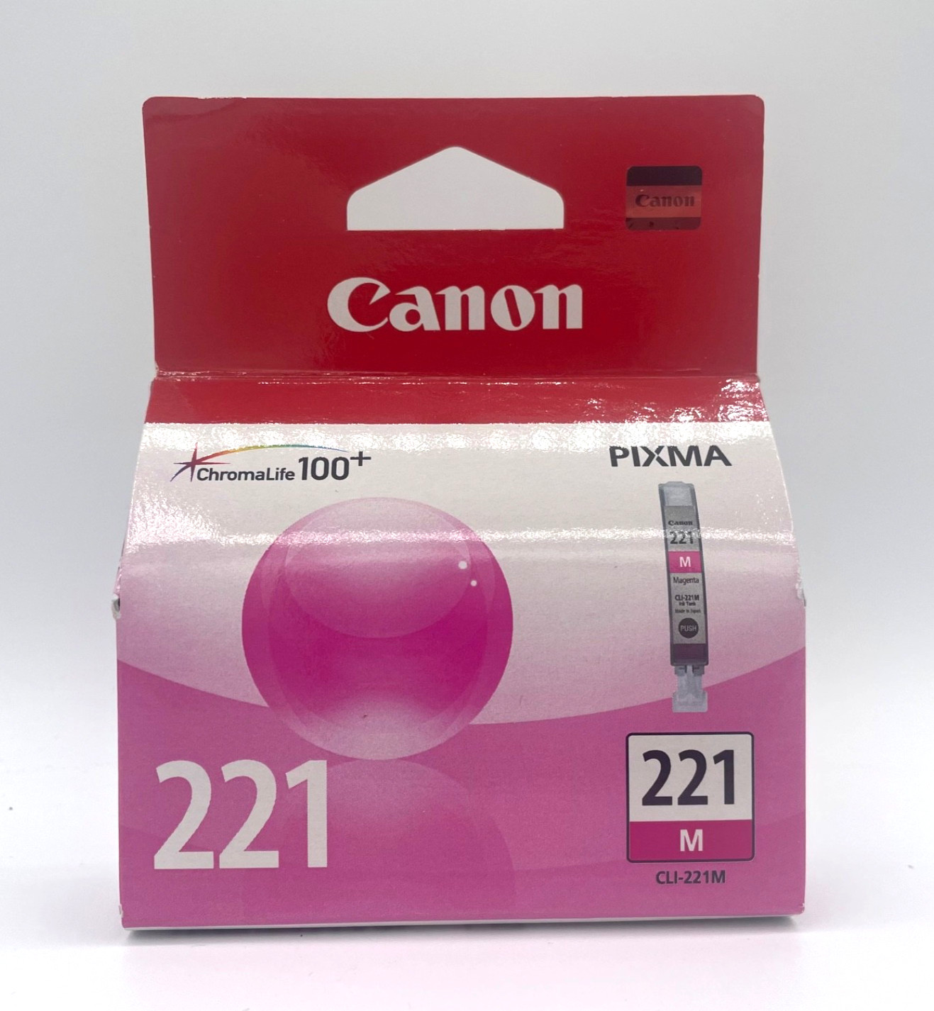 Genuine Canon Pixma CLI-221 Magenta Ink Cartridge CLI-221M NEW SEALED