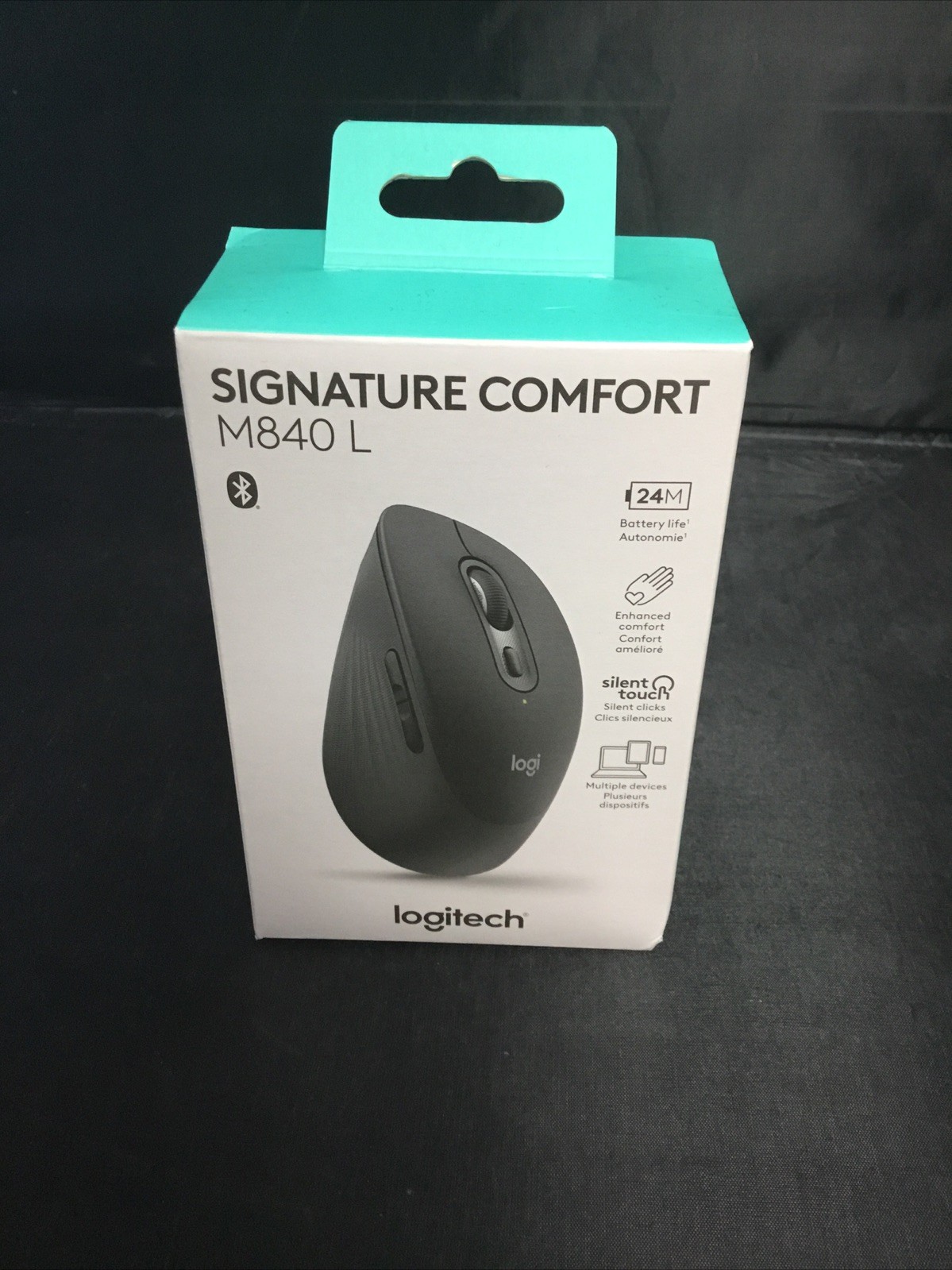 Authentic LOGITECH SIGNATURE COMFORT M840 L Bluetooth Mouse (910-007714) NEW
