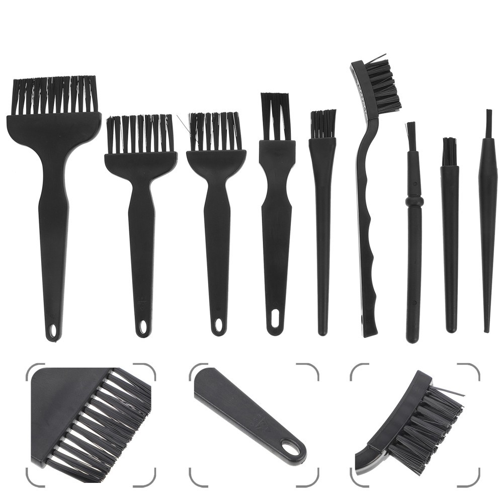 9pcs Mini Dust Brush Anti-Static Brushes for Computer Keyboard