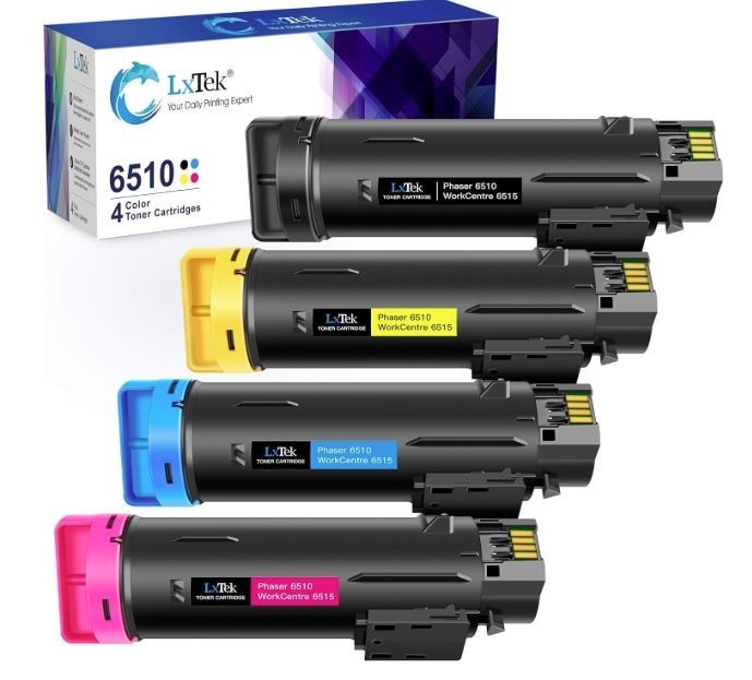 NEW XEROX PHASER  Compatible Printer Pink Cartridge Pack (LxTek) 6515 6510