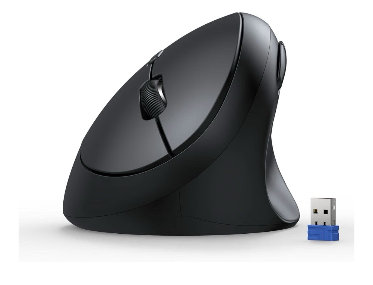 TECKNET Ergonomic Mouse, Vertical Wireless Mouse 2.4G, 5 Adjustable DPI Level