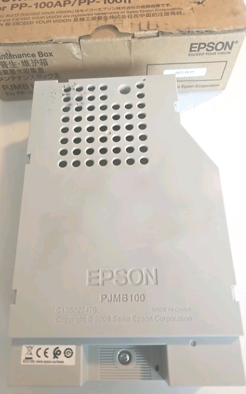 Epson Discproducer Removable Maintenance Box PJMB100 – Genuine OEM NEW