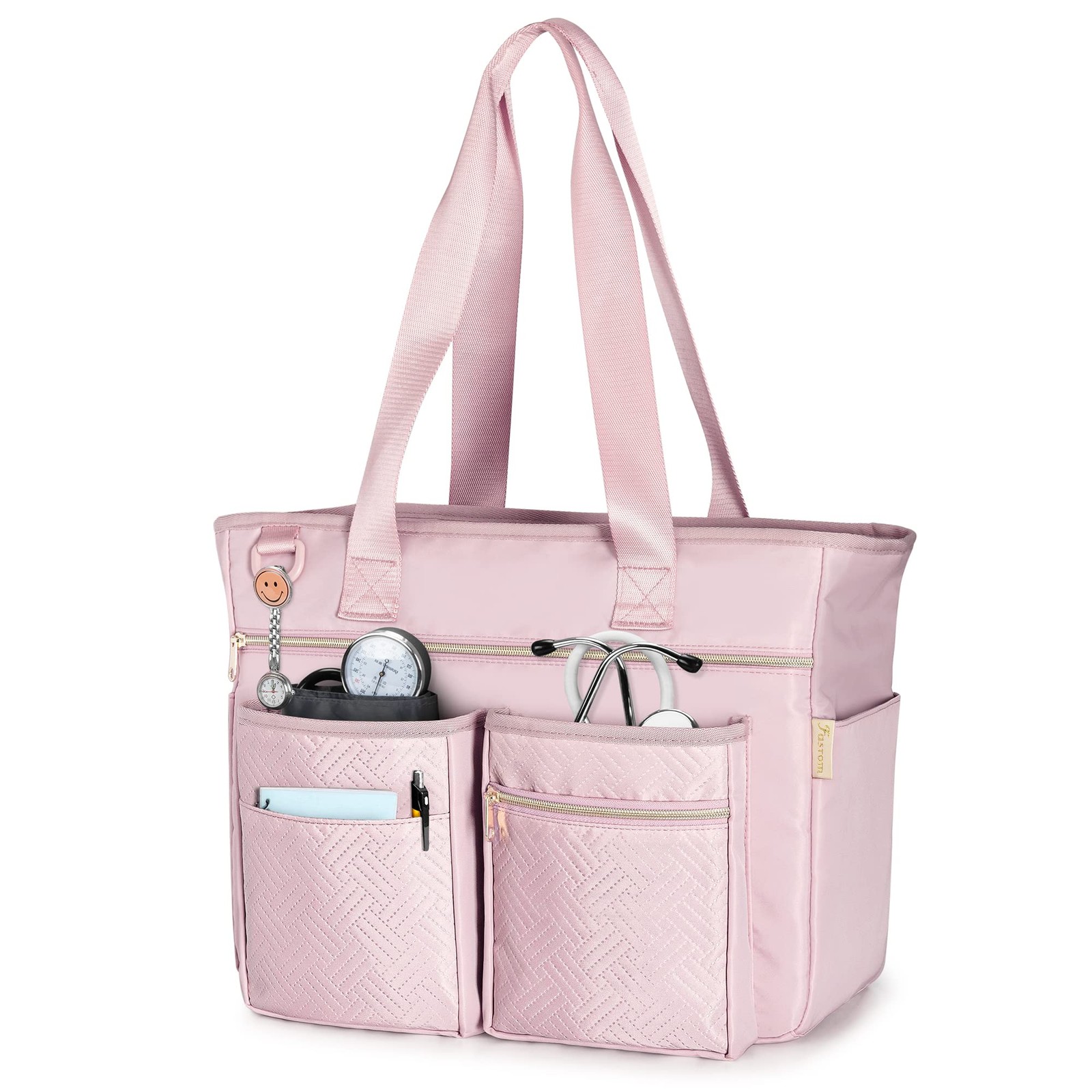 Clinical Bag for Nursing Students, Large Nurse Tote for Women Work