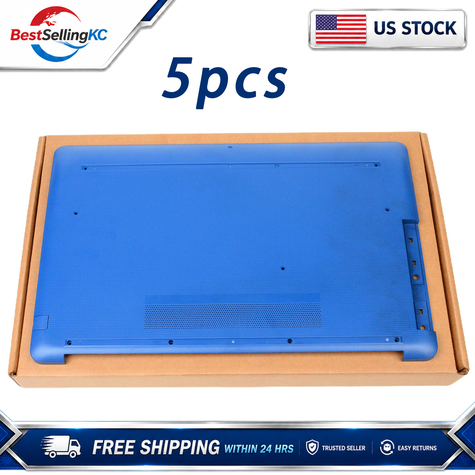 New Laptop Base Cover Blue Bottom Enclosure for HP 17T-BY 17-BY 17Z-CA 17-CA