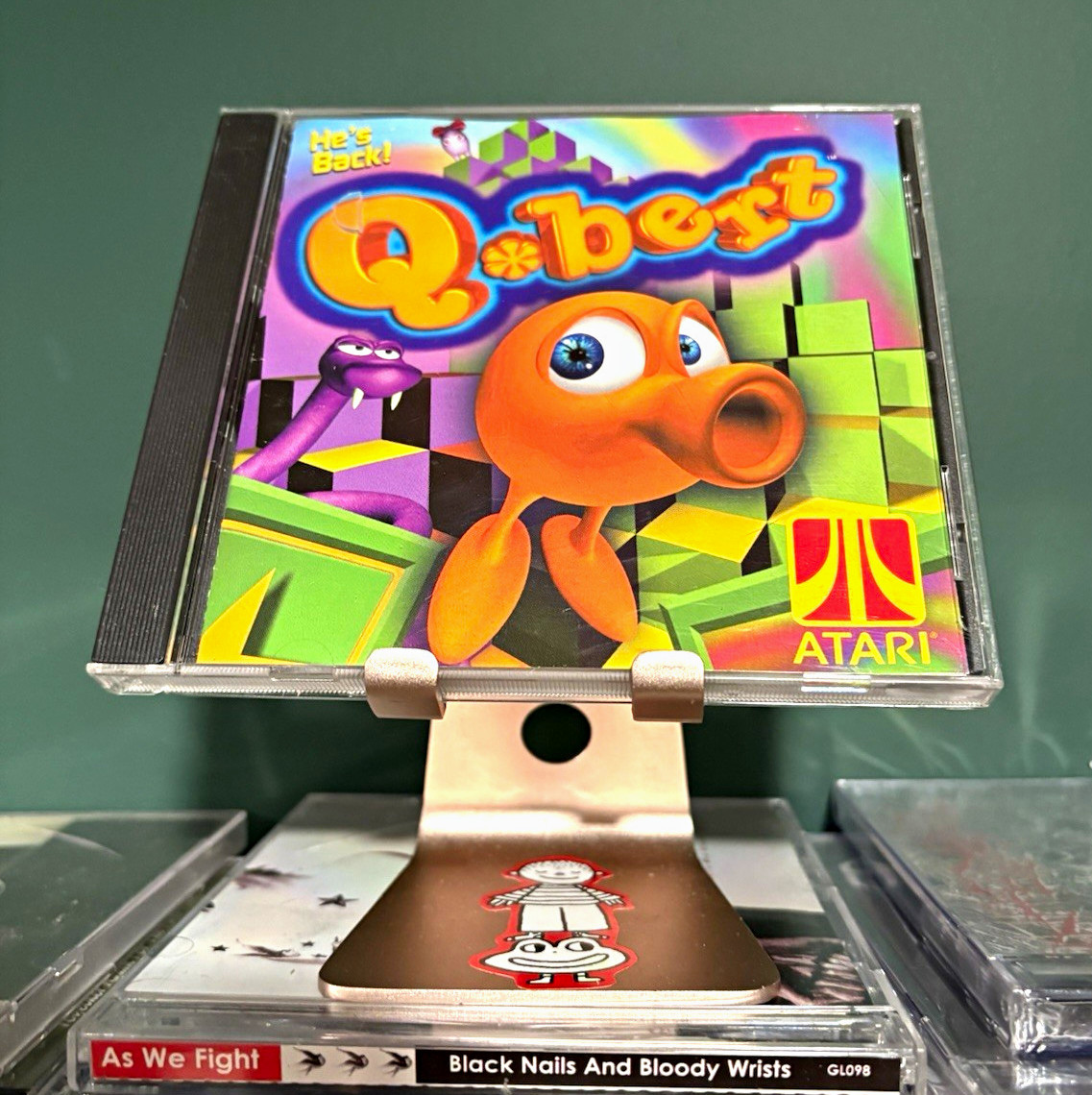 Atari Q*bert PC CD-ROM Game w/ Disc & Manual, Windows 95/98, English