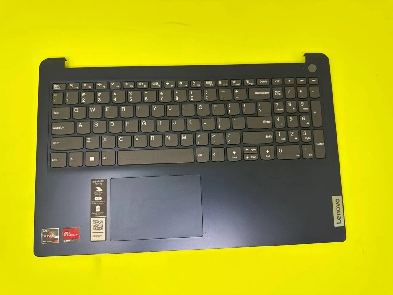 OEM LENOVO IDEAPAD 1-15AMN7 PALMREST TOUCHPAD W/KEYBOARD BLUE 5CB1J61018