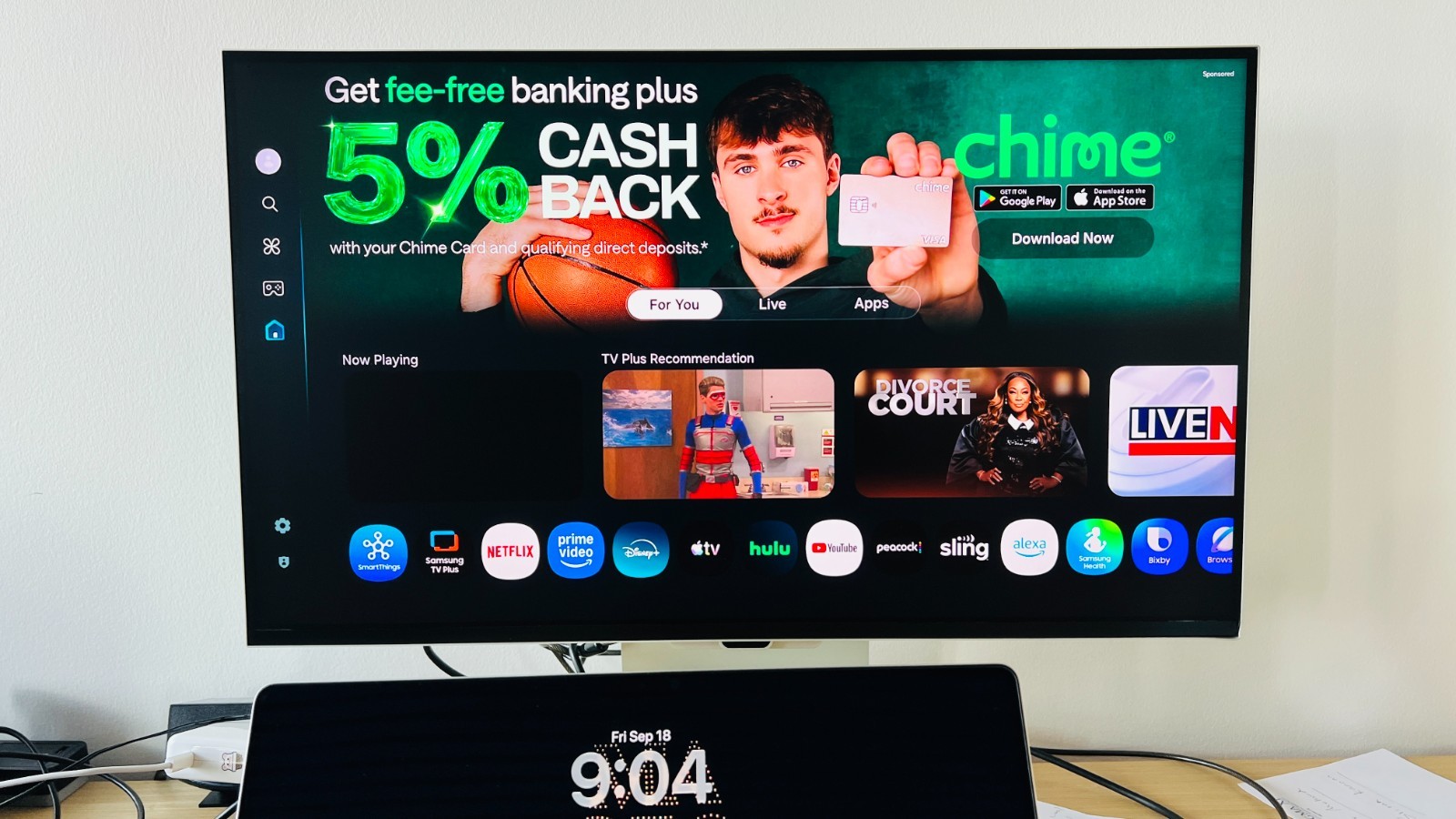Samsung ViewFinity S9 27" 5K Widescreen IPS Smart Monitor with built-in Speakers