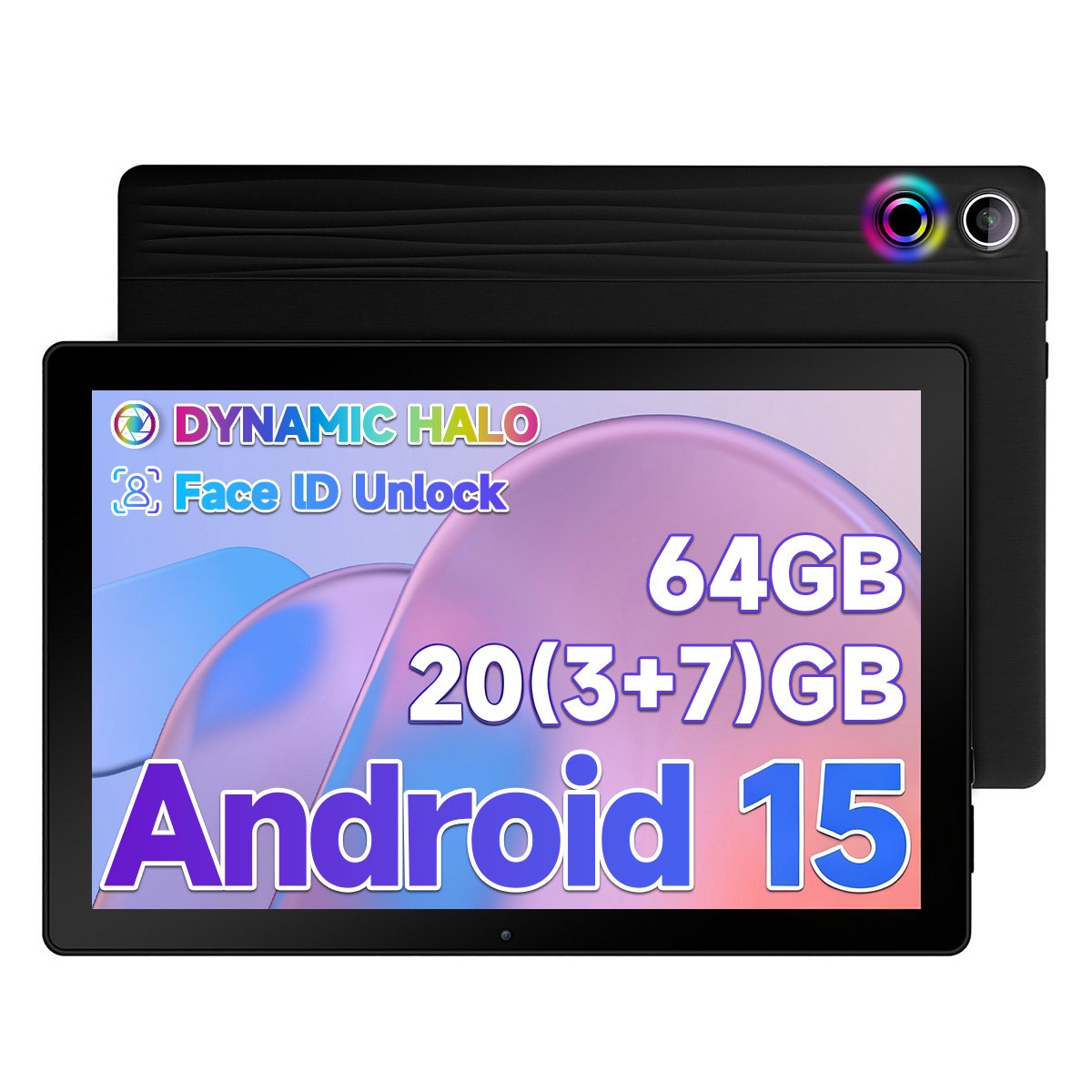 Urao 2026 New Octa-Core Android 15 Tablet 20(3+17)GB RAM 64GB ROM 5000mAh IPS HD